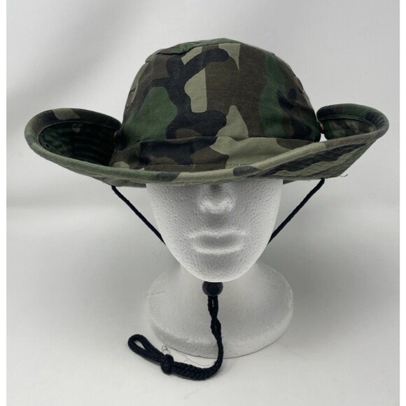 Smith And Wesson Boonie Hat Camo Size XL Wide Brim Snap Sides Outdoor Sun - Picture 1 of 9